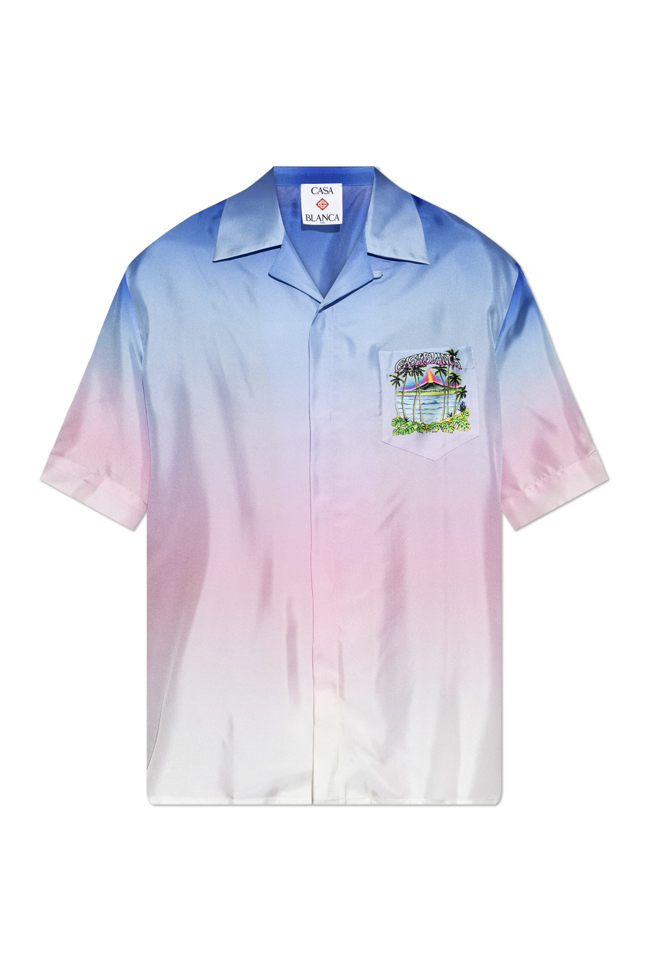 Casablanca Silk shirt with pocket | Men's | Vitkac